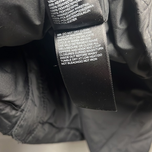 The North Face Quilted Jacket sz XS dark gray - Picture 7 of 8